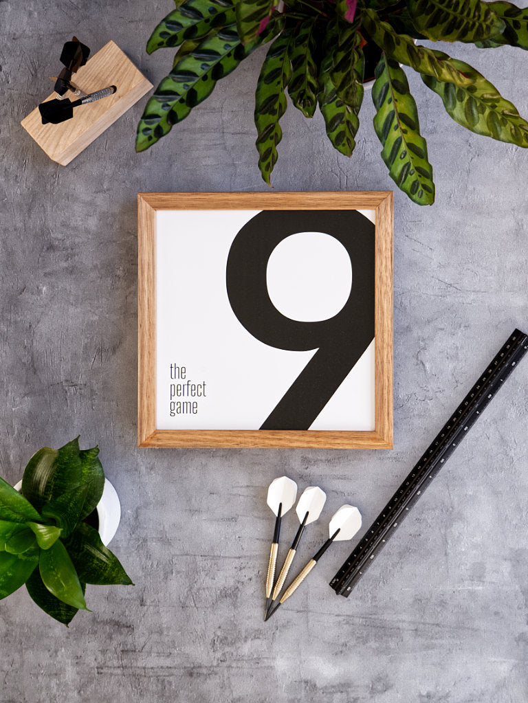 Dart Poster Perfect Game 9 Darts Mood Just Nine Darts