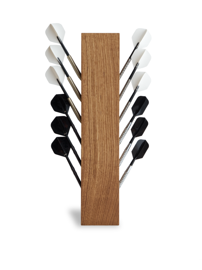 Dartpfeilehalter vertikal Eiche geölt Just Nine Darts