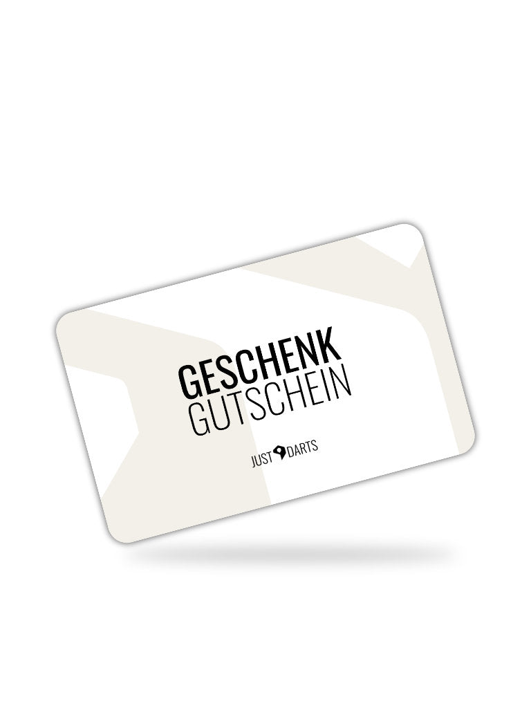 JUST NINE DARTS Geschenkgutschein Gift Card