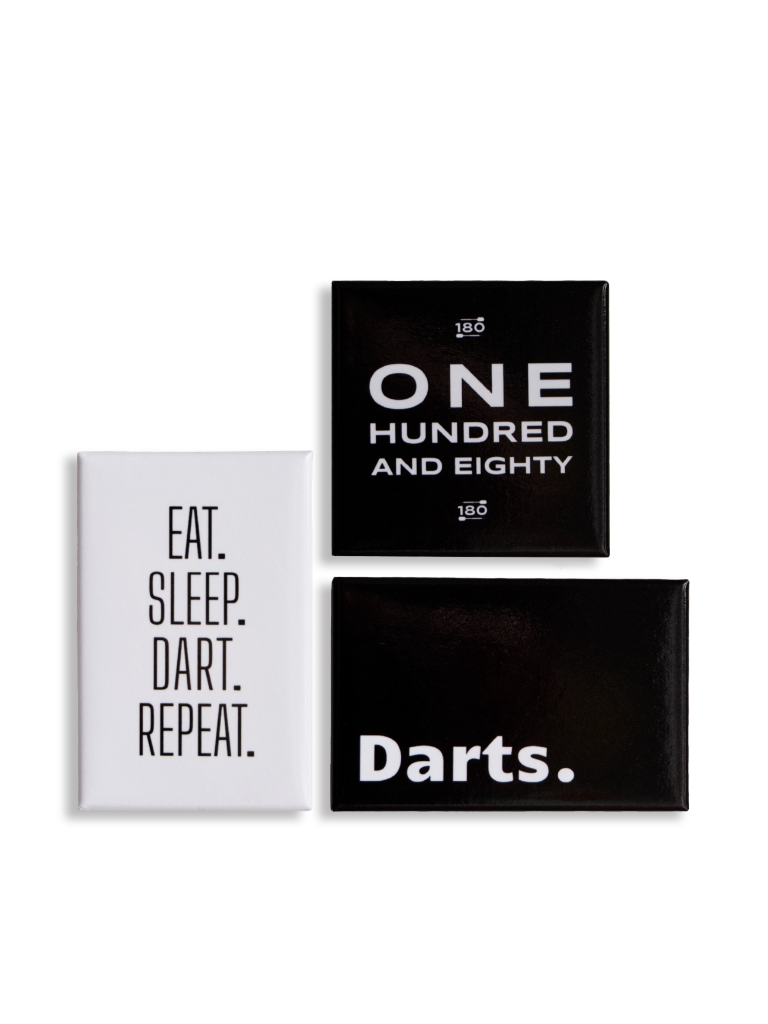 Dart Kühlschrankmagnete 3er Set DARTS.