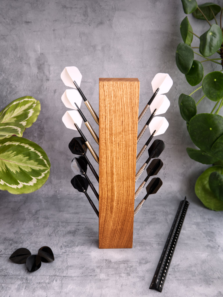 3 Stück Dart Halter Aus Holz | Aufbewahrung Für Steel- Und Softdarts | Dartzubehör Organizer