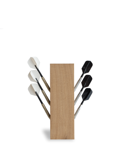 Dartpfeilehalter vertikal Eiche Natur 6 Pfeile Just Nine Darts